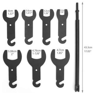 8 PCS SET Llave de tuerca de ventilador y juego de soporte de polea - Product Image 3