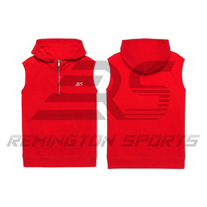 New High Quality Custom <b>Sleeveless</b> <b>Hoodies</b> Men Blank Sports Training Breathable Pullover <b>Sleeveless</b> <b>Hoodies</b> for Men - Product Image 3