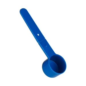 GENSYU 1.25ml 2ml 5ml 10ml Plastic Folding Scoop Measure Spoon Long Handle Scoops For Canisters BPA Free