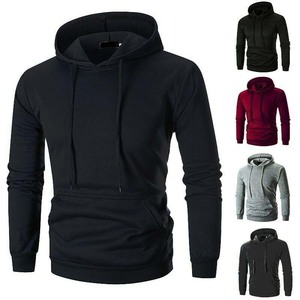 <b>Men</b> Blank Various Colored 100% Cotton <b>Pullover</b> <b>Mens</b> Hoodie Streetwear Oversized Cotton Heavyweight Hoodies Sweatshirt - Product Image 2