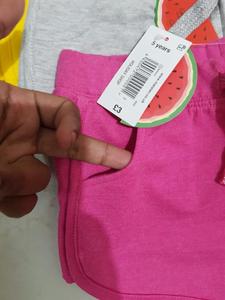 Nhãn Hiệu Chất Lượng Cao Trẻ Em Gái Trẻ Em Dây Rút Giản Dị Elatics Mid Eo Bãi Biển Mồ Hôi Quần Short Đồ Lót Bangladesh Lô Hàng - Product Image 5