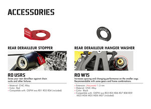 Ridea-suspensión trasera de bicicleta, extensión de desviador - Product Image 6