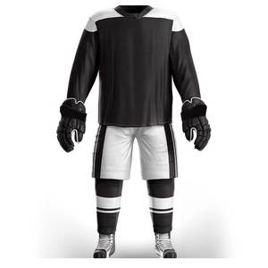 Maillot de sport en maille confortable personnalisé unisexe Chemise de hockey sur glace pour hommes Survêtement uniforme Technique de sublimation Équipe OEM - Product Image 3