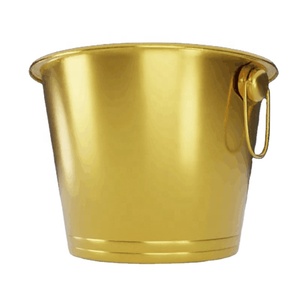 Venta directa <span class=keywords><strong>de</strong></span> fábrica 5L/6L Diseño personalizado Hojalata Cubo <span class=keywords><strong>de</strong></span> hielo <span class=keywords><strong>de</strong></span> metal Enfriador <span class=keywords><strong>de</strong></span> cerveza promocional con pinzas Logotipo impreso - Product Image 1