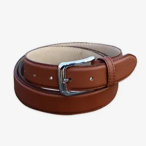 Automatic Buckle Belt Strap Wholesale Belts for Men Stock No Buckle OEM Custom Belts Factory Genuine Leather Black Red