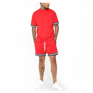 Ensemble d'été pour hommes, couleurs tendance, style haut de gamme, vêtements de sport personnalisés, coton léger, polaire, coupe-vent, respirant, séchage rapide - Product Image 4