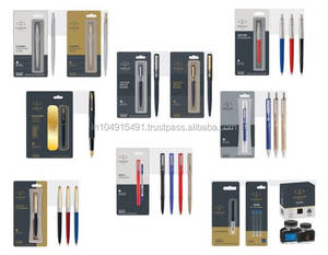 ปากกา Parker รุ่น 8 ซีรีส์ สแตนเลสสตีล สีทองด้าน แบบลูกกลิ้งและแบบหมึกเติม - Product Image 1