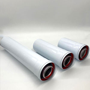 <span class=keywords><strong>Coude</strong></span> de <span class=keywords><strong>cheminée</strong></span> à condensation à 90 degrés 60/100 mm, raccord d'extension pour tuyau de fumée à condensation - Product Image 4