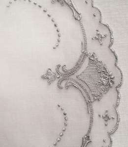 Embroidery <b>Round</b> <b>Rug</b> , Embroidery Doily - Product Image 2
