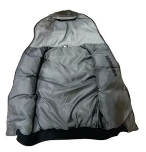 Veste de vol sans manches personnalisée pour hommes avec motif de broderie confortable Vêtements pour hommes à col montant de style classique - Product Image 3