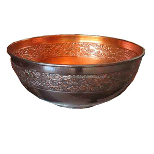 Martelé En Cuivre Pur Riz Bol de Service de Vaisselle Bol En Cuivre - Product Image 6