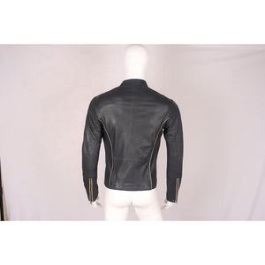 New model fashion zipper pockets custom made premium leather jackets wholesale - Product Image 3