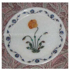 Plaques décoratives en pierre de marbre, plaques incrustées - Product Image 1