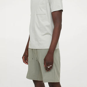 Wholesale Men Custom Cotton Blank Gym Jogger Sweat Shorts - Product Image 2