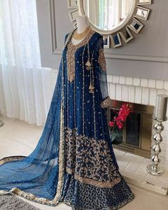 2021 Elegant Indian/Pakistani Design Heavy Embroidery Bridal Lehenga Choli <b>Long</b> Kameez High Silk Zardozi Work Traditional <b>Dress</b> - Product Image 1