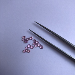 หินทัวร์มาลีนสีชมพูธรรมชาติขนาด2.5มม. อัญมณีกึ่งมีค่ากึ่งกลมแบบหลวม - Product Image 3