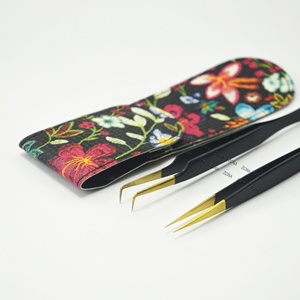 Pinzas para Extensión de Pestañas con Forma de Cola de Pez, Acero Inoxidable, Duraderas, Puntas Finas de 10 mm, Logotipo Personalizado, Marca Propia para Pestañas - Product Image 6