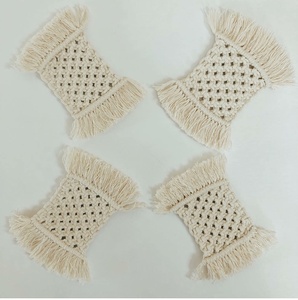 Durable <b>Table</b> <b>Coaster</b> Sets Macrame <b>Coasters</b> Wholesale Drink <b>Coasters</b> - Product Image 1