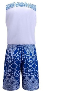 Poly Basketball Uniform Jerseys Breathable Quick Dry Sleeveless Sublimation Printed Custom Teamwear <b>Sports</b> <b>Set</b> - Product Image 3
