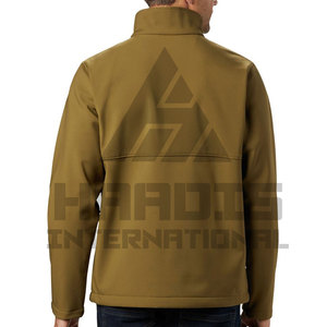 Veste softshell pour hommes, imperméable, coupe-vent, logo personnalisé, vente en gros, - Product Image 2