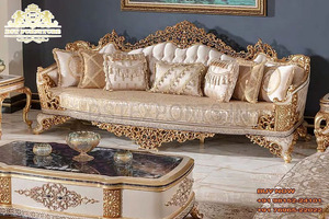 Juego de Sofás Clásicos de Madera para Sala de Estar, Muebles de Diseño Francés Tallados a Mano para Sala de Estar, Reino Unido - Product Image 5