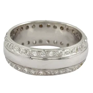 Cincin soliter berlian IGI bersertifikat berlian perhiasan oleh Djewels 14K & 18K cincin cincin pernikahan