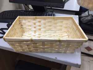 Best Price Round Pattern <b>Bamboo</b> Storage Basket for Food <b>Roll</b> Packing - Product Image 3