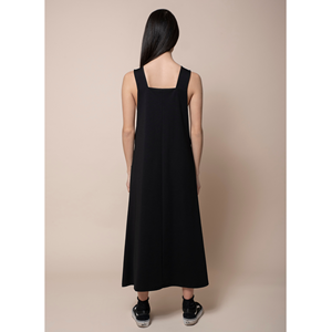 SM Tablier de qualité supérieure italien 100% avec larges bretelles, poches et longue pliure centrale, emmanchures larges, idéal pour la journée - Product Image 4