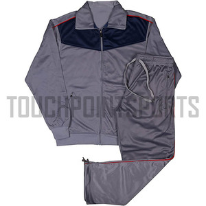 En gros personnalisé survêtements pour hommes sport hommes respirant haute rue de mode plaine survêtements - Product Image 5