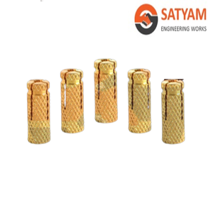 ทองเหลืองยึดคอนกรีตโดยผู้ผลิตอินเดียในทุกขนาดสกรูทองเหลืองวางในสมอสำหรับผนังตัดตามธรรมชาติ - Product Image 5