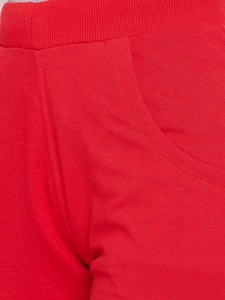 EVERGLOW-Sudadera Lisa para mujer, y bolsillos de manga larga, con cuello falso estampado y cierre de cremallera completo, Color Rojo - Product Image 4
