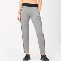 Pantalon de jogging décontracté pour femme, grande taille, respirant, coupe droite, taille mi-haute, avec cordon de serrage, en molleton, style streetwear, vente en gros