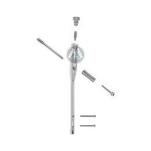 Orthopedic Bone Awl Stainless Steel Bone Awl Straight Bone Awl Curved Orthopedic - Product Image 6