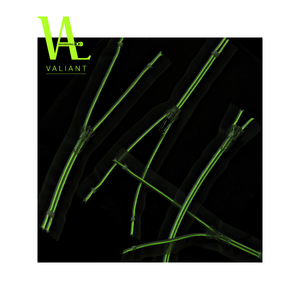 #5 transparent ruban Lumineux Suture en nylon fermeture à glissière avec curseur en plastique à extrémité ouverte - Product Image 1