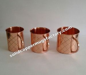 Modern 16oz Designer <b>Moscow</b> <b>Mule</b> <b>Mug</b> Copper High Quality Beer <b>Mugs</b> Indian Style Hot Look Copper Beer <b>Mugs</b> for bar and Home Usage - Product Image 4