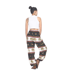 Napat Clothing Royal Elephant women Harem Pants in Black PP0004 020024 01 ready to ship - Product Image 3