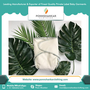 Pañal de tela de algodón Natural para bebé, suministro a granel - Product Image 3