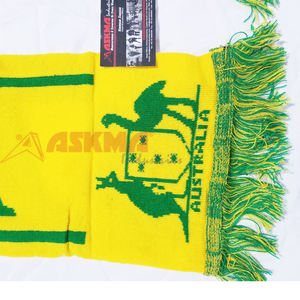 Bufanda de punto larga estilo invierno logotipo personalizado para fanáticos del fútbol - Product Image 4