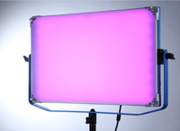NiceFoto TC-768II 140W lampu led video RGB dapat diredupkan lampu Panel LED multiwarna lampu Video