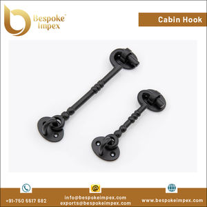 Top Selling 100mm Cabin Hook Black Antique Finish European Design Style Quality Assured <b>Door</b> <b>Window</b> <b>Accessories</b> for Bulk Buyers - Product Image 3