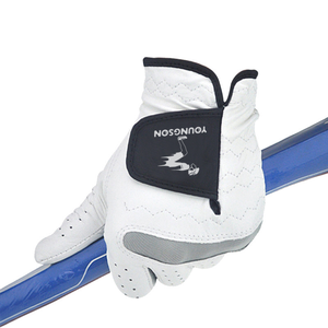 Gant de Golf blanc de haute qualité pour hommes, en cuir indonésien, avec votre propre Logo, vente en gros - Product Image 3