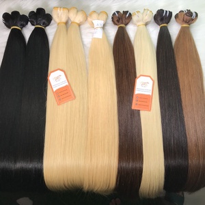 Extensiones de cabello de trama de lujo superior, superventas, cabello virgen 100% crudo vietnamita, cabello virgen súper dibujado Doble - Product Image 1