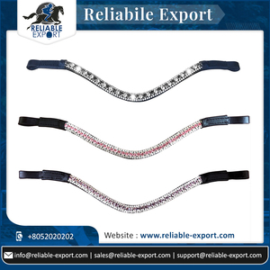 Cinchas de cristal hechas en cuero, productos ecuestres para montar a caballo, proveedor al por mayor - Product Image 6