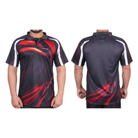 Herren Sportbekleidung Golf-Shirt Polyester Mikrofaser Jersey Bedruckt Schnelltrocknend OEM Logo Werbeartikel Einfarbig Kurzarm Knopfleiste Vorne