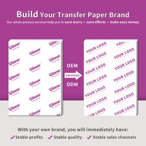 Winner Transfer – imprimante à jet d'encre, vente directe d'usine, papier de transfert Laser pour transfert d'eau en verre, 150 g/m²