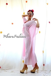 Nuevo Kaftán de Rayón 2026, Vestido Bohemio de Algodón para Mujer, a la Moda, para Fiesta, Playa o Noche, con Mangas Tejidas - Product Image 3