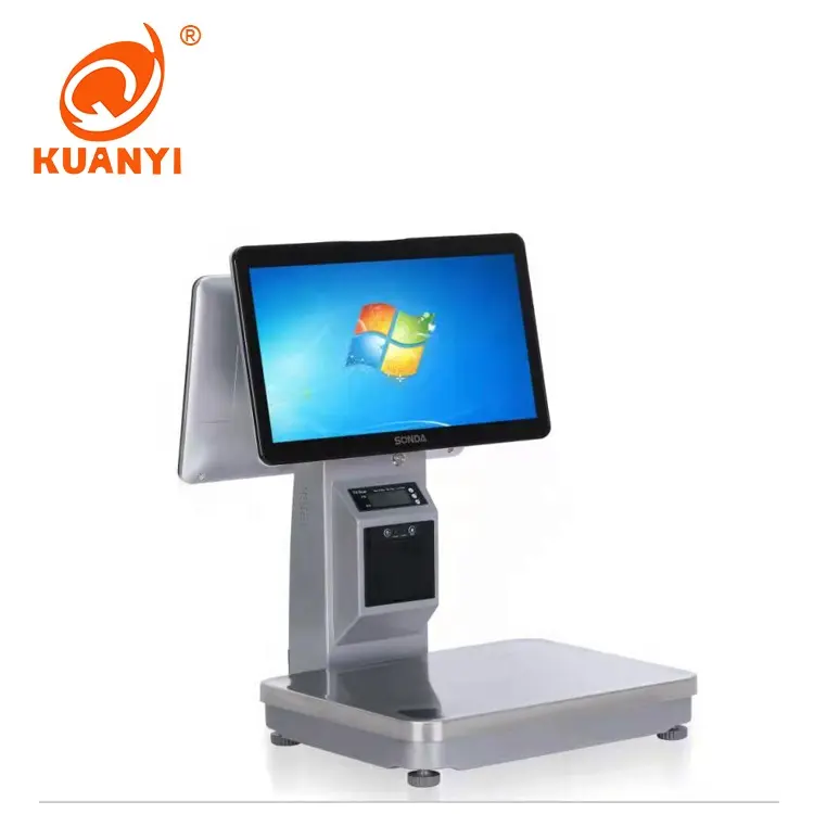 15.6 Inch Dual Touch Screen Pos-systeem <span class=keywords><strong>Schaal</strong></span> Pc <span class=keywords><strong>Schaal</strong></span> Pos <span class=keywords><strong>Schaal</strong></span>
