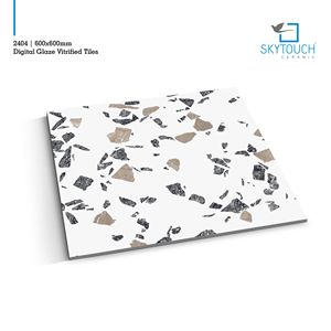 Azulejo de piso de diamante de mármol de cuerpo entero azul familia blanca 600x600 cerámica pulida para pared de salón azulejos de porcelana de 600X1200mm - Product Image 4