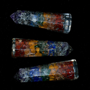 Proveedor de Obeliscos de Ágata con Gemas de Chakra, Tallados y Grabados, Regalo Empresarial de Europa - Product Image 1