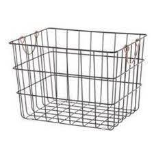 Modern Metal <b>Wire</b> <b>Storage</b> <b>Basket</b> <b>for</b> Bathroom and Kitchen Wholesale Price Small Size Black Mesh <b>Basket</b> - Product Image 4